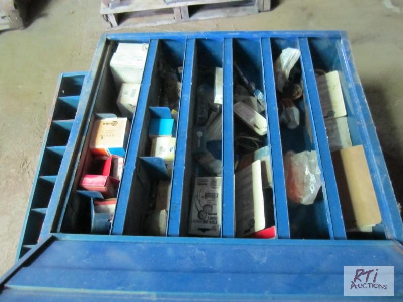 lot 136 image: (2) Parts cabinets with contents...