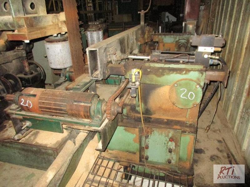 lot 20 image: McDonough linebar with hydraulic power unit a...