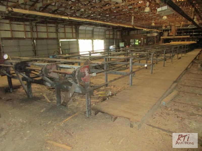 lot 35 image: Pull chain with 7.5 hp drive, 4-strand, 11 w...