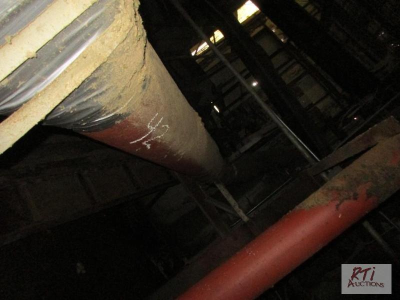 lot 42 image: All blower discharge pipe from blower to cycl...