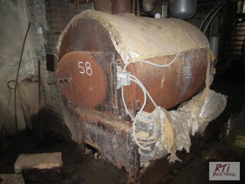 lot 58 image: Wood Boiler Heating System with heat exchange...