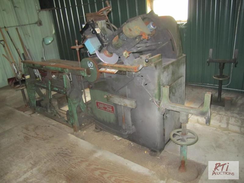 lot 60 image: Hanchett&nbsp414RH band&nbspsaw grinder w ...