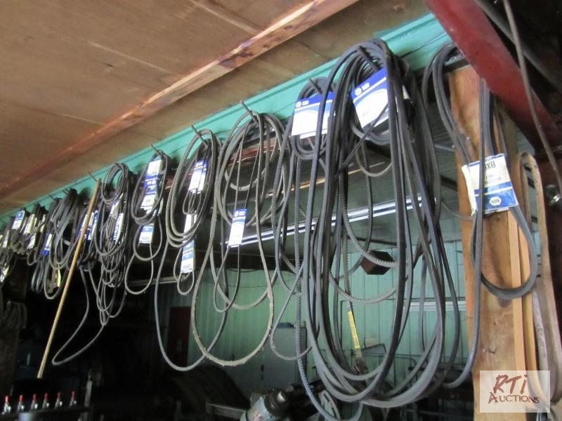 lot 89 image: Miscellaneous V-belts...