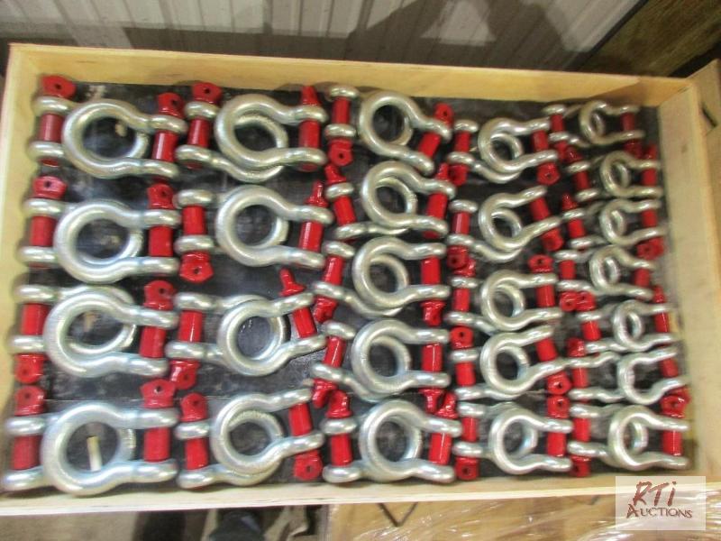 lot 63 image: Box of clevises, new. Located in Geneseo, NY....