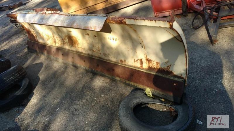 lot 23 image: Snow plow 12 all angle. Was used on a truck....