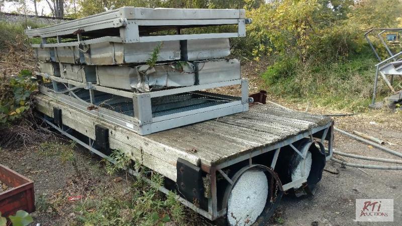 lot 42 image: (3) Docks - (2) Aluminum 5x15 and (1) Wood ...