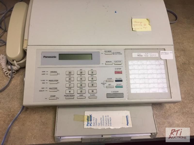 lot 106 image: PanaFax UF-322 fax machine, has not been used...