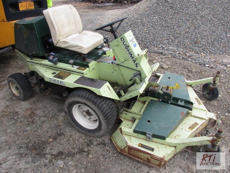 lot 67 image: CUSHMAN Front-mount Mower, Kubota Diesel, 860...