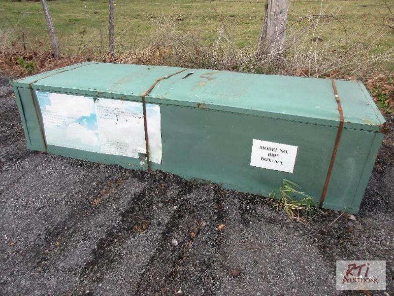 lot 81 image: 30x85x15 steel frame poly covered building, n...