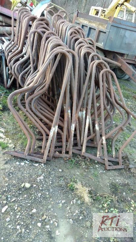 lot 82 image: (70) Cattle Stall Partitions. 70 long x 31 ...