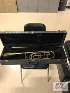 lot 98 image: Mercedes tenor trombone, SN 10209, fair cond...