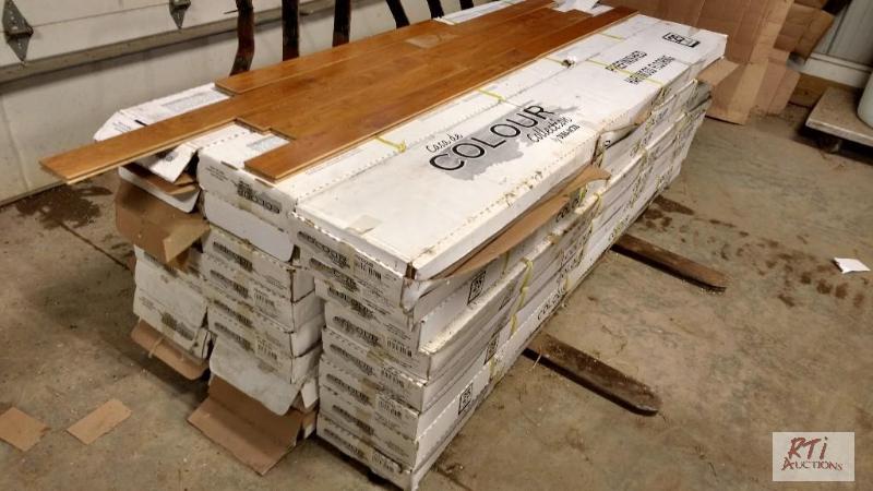 lot 104 image: Hardwood Prefinished Flooring. Casa de Colour...