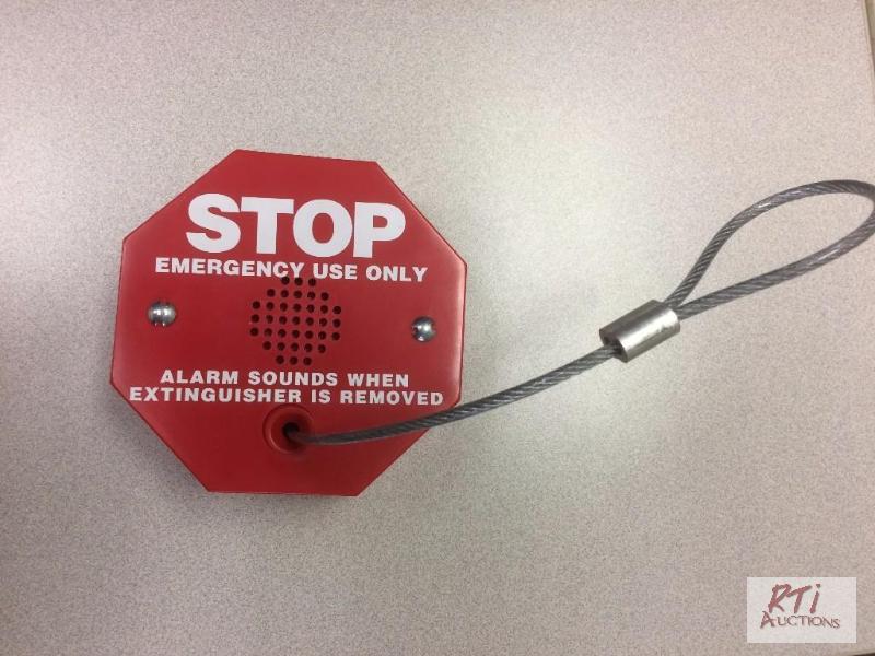 lot 109 image: (32) Fire extinguishers theft stoppers, Techn...