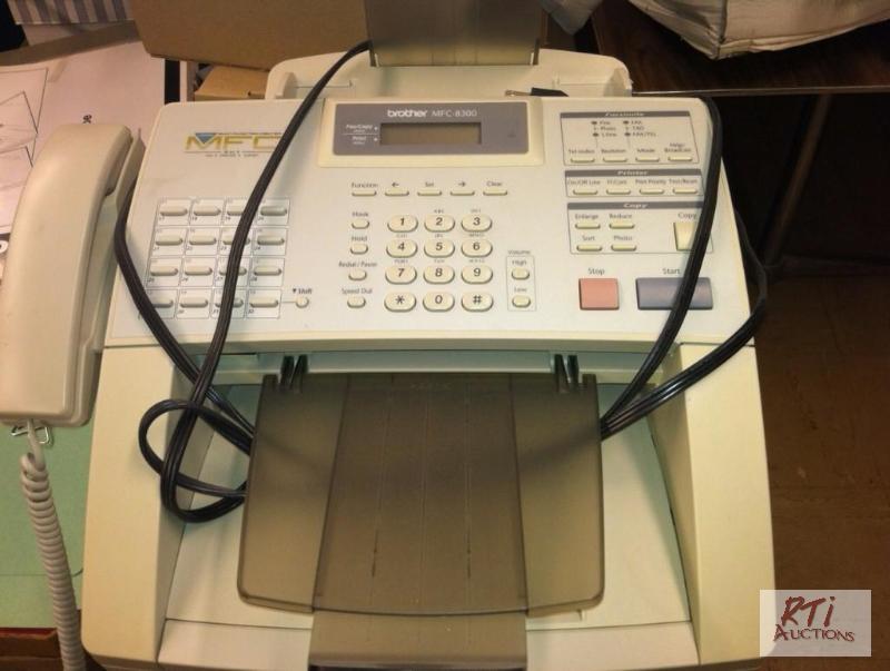 lot 116 image: (2) Brothers Fax machines, Models Intellifax ...