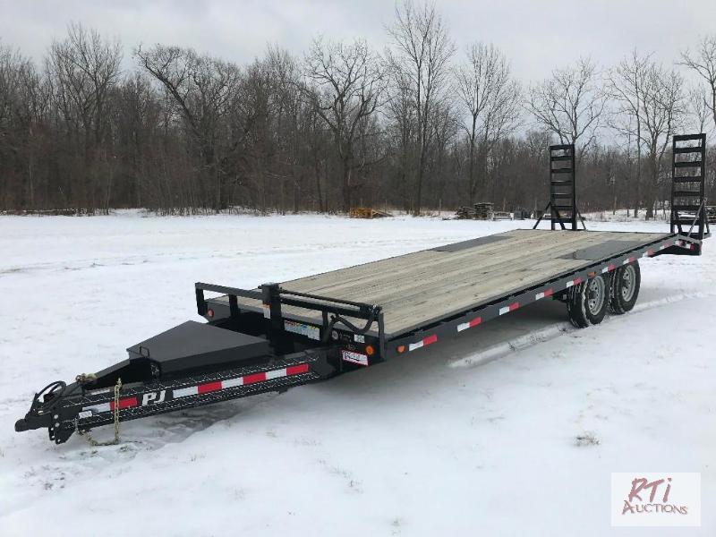 lot 21 image: 2017 PJ 96x22 TA deckover trailer, 14,000# G...