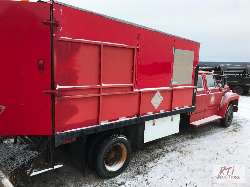 1991 FORD F700 Crew Cab S/A Covered box truck ... 1991 ford f700 fuse box 