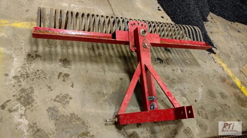 lot 75 image: Kodial 6 York Rake. 3PTH. Village of Arcade....