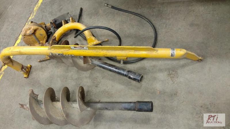 lot 84 image: Danuser Hydraulic Post Hole Digger. 3PTH. Inc...